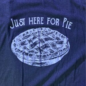 Black T-Shirt I’m just here for pie